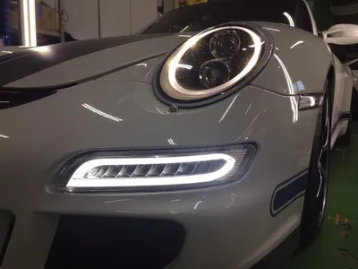 Obrázek produktu pro LED blinkry + mlhová světla vhodné pro PORSCHE 911 997, čiré, OPTIK 04–08