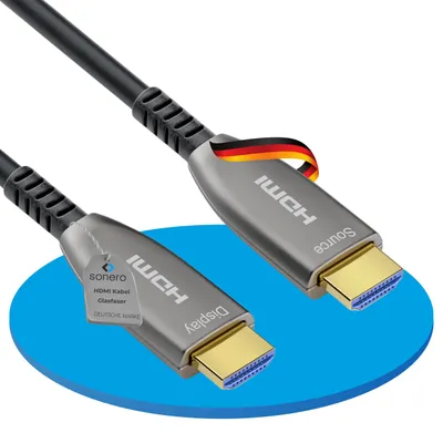 Produktbild von sonero X-AOC250-500, 50 m, HDMI Typ A (Standard), HDMI Typ A (Standard), 48 Gbit/s, Anthrazit