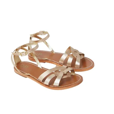 Produktbild von Dorothy Perkins - Damen Sandalen "Jaleesa", Leder DP5049 (37 EU) (Gold)