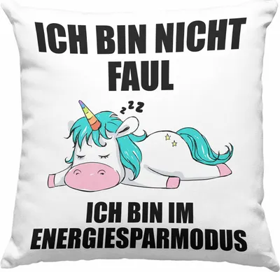 Produktbild von Trendation - Faule Kollegin Geschenk Arbeitskollege Lustige Deko-Kissen mit Füllung 40x40 mit Sprüchen (Grau)