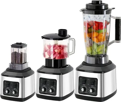 Produktbild von Elektrischer Mixer, Leistungsstarker 9500W Motor, Mehrfachbehälterkapazität, 3L-1.5L-0.5L, EU-Stecker