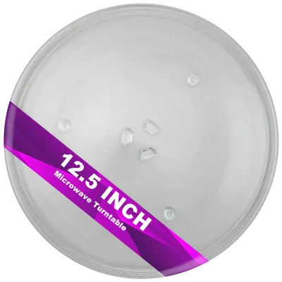 Mikrowellen-Glasplatte 31,5 cm, hitzebeständig, Borosilikatglas