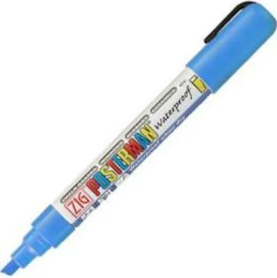 Immagine prodotto di Posterman – Pennarello a gesso PMA-50, punta a scalpello 2–6 mm, azzurro