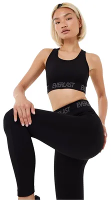 Image de Everlast - Soutien-gorge de sport pour femmes, sans coutures GT15620 (32 DE) (noir)