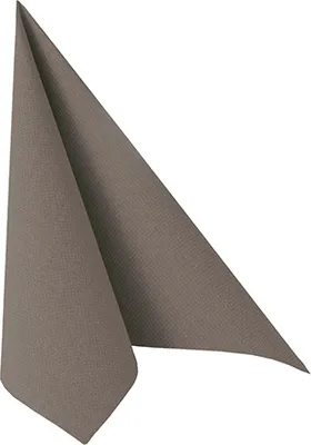 Produktbild von 50 Servietten "ROYAL Collection" 1/4-Falz 33 cm x 33 cm grau