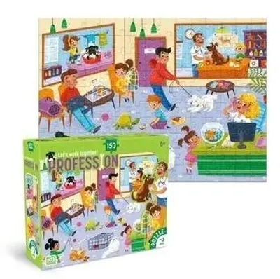 Obrázok produktu pre Puzzle 150 Povolania – Veterinár – Dodo