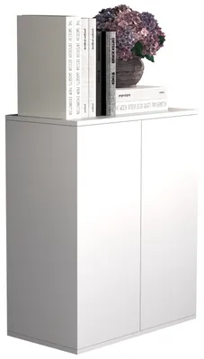 Zdjęcie produktu dla Komoda drewniana | Deska rozdzielcza z drzwiami obrotowymi | Wymiary ok. H. 73 x W. 60 x D. 32 cm - Dalosa 2