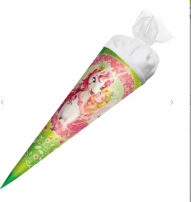 Produktbild von Roth Schultüte Einhornglück rund Tüllverschluss 35cm 673767
