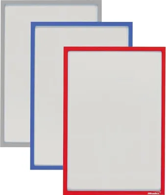 Immagine prodotto di ULTRADEX 889007 Cornice per informazioni - A4, blu, magnetica, 5 pezzi