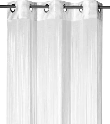 Produktbild von heimtexland ® Fadenstore Fadengardine Fadenvorhang Zuschneidbar Ösen Raumteiler Gardine Vorhang Insektenschutz Türvorhang  Typ123 Weiß HxB 245x148 cm