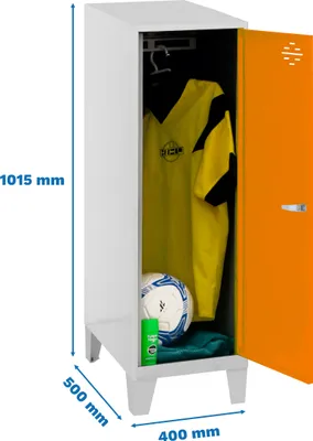 Immagine prodotto di Armadietto Simonrack SIMONLOCKER DISM grigio, arancione 8425437121609, 1 armadietto 40,0 x 50,0 x 101,5 cm