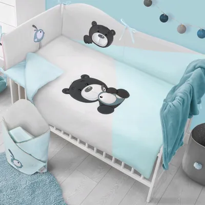 Obrázok produktu pre 2-dielne posteľné obliečky Belisima LILO & LU 100/135 tyrkysová