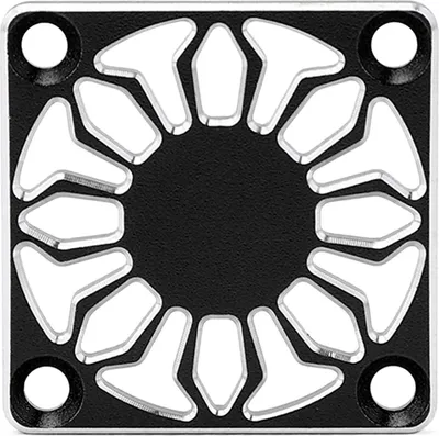 Obrázek produktu pro Kryt chladicího ventilátoru RC univerzální ochrana z hliníkové slitiny pro chladič motoru Esc 30 x 30 mm černý