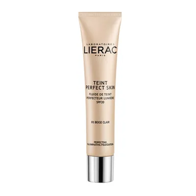 Zdjęcie produktu dla Lierac Teint Perfect Skin SPF20 Podkład rozświetlając 01 Beige Clair, 30ml