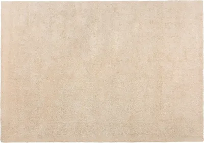 Produktbild von BELIANI Teppich Beige Polyester 160 x 230 cm Rechteckig Hochflor Modern Maschinengetuftet Fußbodenheizung Geeignet Wohnzimmer Schlafzimmer Flur