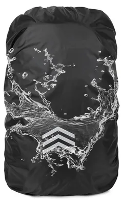 Produktbild von Wasserdichter Rucksacküberzug mit reflektierenden Streifen, 45 Liter
