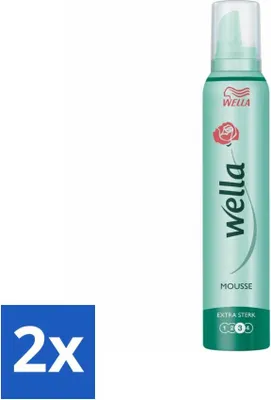 Obrázek produktu pro Wella Extra silně tužící pěna na vlasy 200 ml - hodnotné balení - 2 kusy