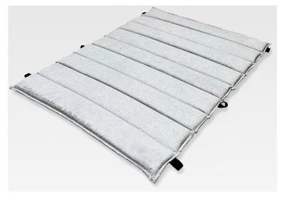 Produktbild von Waldsofa Auflage (hellgrau) für 2-3 Personen, Polsterauflage für Außenliege, Sonnenliege, Waldsofa, Liege, Universalauflage, Sitzpolster, faltbar