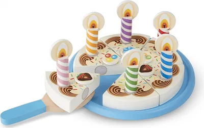 Produktbild von Melissa & Doug Geburtstagskuchen Aus Holz