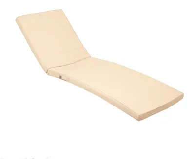 Immagine prodotto di Cuscino per Lettino Prendisole - Materassino per Sdraio Sfoderabile - 185x55x4cm - Beige