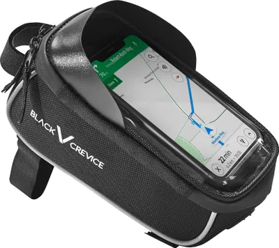 Produktbild von BLACK CREVICE - Tube Bag Fahrradtasche/Rahmentasche - wasserdicht - 18x8x10cm