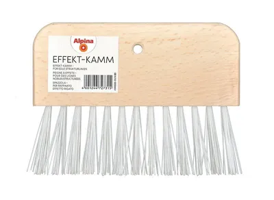 Produktbild von Alpina Effekt-Kamm Holzgriff mit hochwertigen Polyester-Borsten
