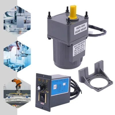Zdjęcie produktu dla regulator prędkości motoreduktora 25W Silnik elektryczny AC 220V 1:60