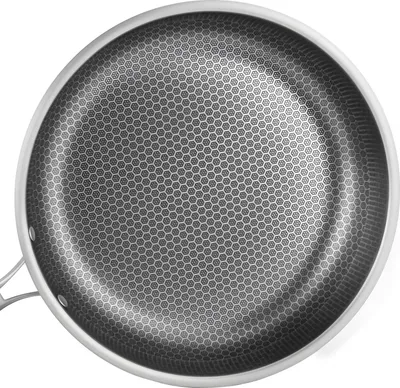 Obrázok produktu pre Panvica – nerezová oceľ 28 cm – vhodná na indukčné varné dosky – voštinová štruktúra – rovnomerné rozloženie tepla – odolná – ľahko sa čistí