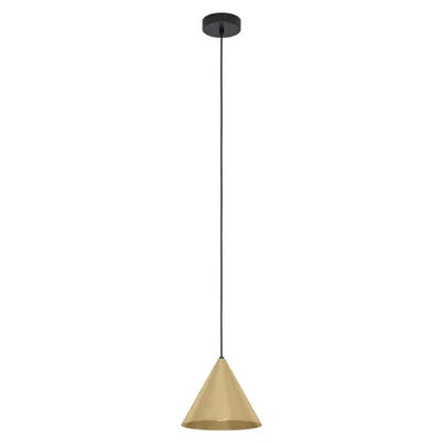 Produktbild von EGLO Narices, Flexible Halterung, Schwarz, Gold, Gold, Stahl, Universal, Schwarz