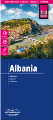 Obrázok produktu pre Mapa Albansko / Albánsko (1:220.000)