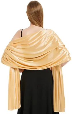 Immagine prodotto di Sciarpa in chiffon elegante e multifunzionale Unyqoos® per donna – ideale come sciarpa, coprispalle o stola, dimensioni 200 x 70 cm, 100% poliestere, disponibile in molti colori