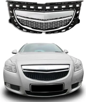 Produktbild von Kühlergrill Sportgrill Front Waben Gitter Chrom Leiste für Opel Insignia