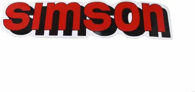 Obrázok produktu pre Nálepka SIMSON S51 červená