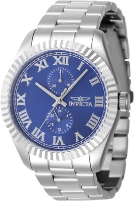 Obrázok produktu pre Invicta Specialty 47423 Pánske hodinky - Quartz Movement - Nerezová oceľ s modrým ciferníkom - 43 mm