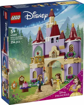 Produktbild von LEGO ǀ Disney Princess Das verzauberte Schloss von Belle und dem Biest - inkl. 2 Mini-Puppen und Lumière Figur - Geschenk für Mädchen ab 5 Jahren und Fans von Die Schöne und das Biest - 43289