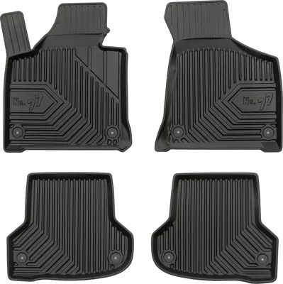 Image de Tapis de Sol de Voiture pour Audi A3 8P HB RS3 Sportback 2003-2013 TPE Noir 4Pcs