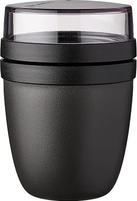 Zdjęcie produktu dla MEPAL 107648041100 MEPAL Speisebehälter Ellipse nordic black 0,5 + 0,2 l