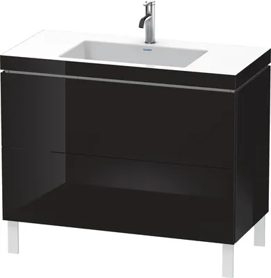 Produktbild von Duravit Duravit Waschtischunterbau L-CUBE WT Vero Air 698x1000x480mm 1 HL sw hgl