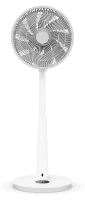 Produktbild von Duux Whisper 3 Standventilator – Energiesparender Ventilator mit 26 Geschwindigkeiten, Timer & Nachtmodus – Höhenverstellbar (73–95 cm) – Horizontale + Vertikale Oszillation – Weiß