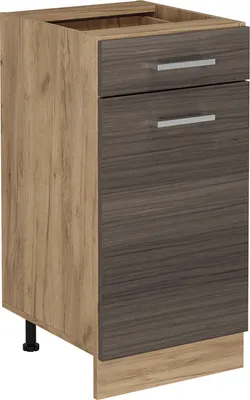 Produktbild von Küchenunterschrank Vicco R-Line Edelgrau 40 cm ohne Arbeitsplatte, Model 54198