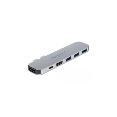 Produktbild von Delock Dockingstation für MacBook Dual HDMI 4K / PD / Hub