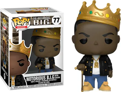 Produktbild von The Notorious B.I.G. - The Notorious B.I.G. with Crown 77 - Funko Pop! Vinyl Figur