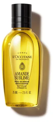 Zdjęcie produktu dla L'Occitane Almond Sublime, Olejek pod prysznic, 75 ml, Dorośli, Kobiety, Ciało, Skóra uniwersalna