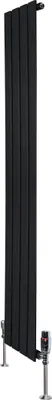 Immagine prodotto di Radiatori a pannello e valvole – 1600 mm x 280 mm – Neri