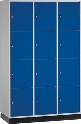 Produktbild von C+P Schließf.schrank 8470303S10055 12Fächer 1950x1220x600mm lgr/ebl