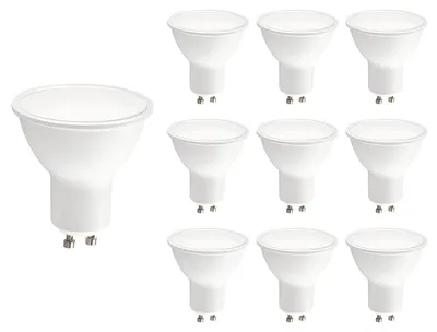 Produktbild von Kobi GU10 LED Spot Lampe 7W 600lm 6000K 230V 10 Stück