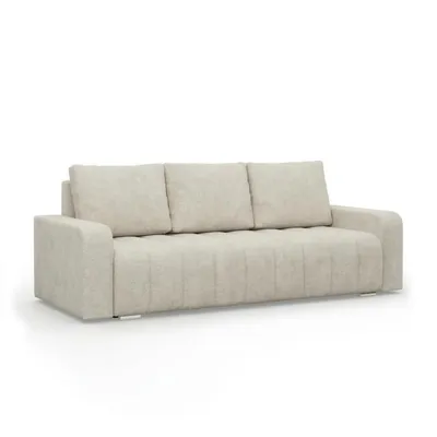 Produktbild von ABRIELLE - Sofa mit Schlaffunktion, Bettkastem, Komfort und Still, beige
