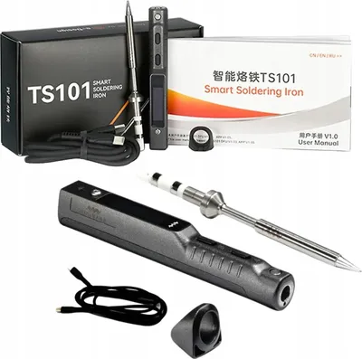 Immagine prodotto di Saldatore digitale portatile Miniware TS101 con punta B2 65W 90W USB C