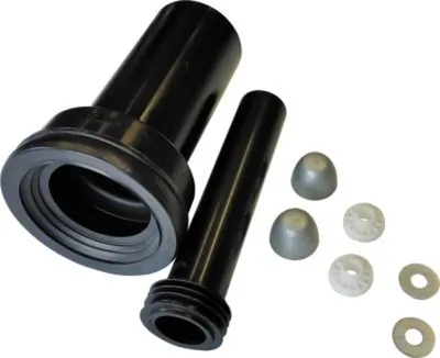Productafbeelding van Wisa aansluitset voor wandcloset, Ø 90 mm afvoerpijp, spoelbuis Ø 45 mm