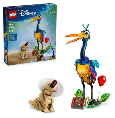 Immagine prodotto di LEGO | Disney e Pixar 43290 Kevin e Doug Modello di uccello costruibile per bambini dai 9 anni in su